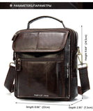 WESTAL Men's Genuine Leather Crossbody Shoulder Bags 8870 - Assorted Buy Online