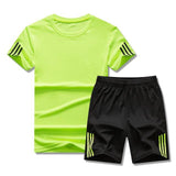 Men's 2Pc Running/Gym Short & Shirt Quick Drying - Assorted Buy Online