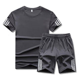 Men's 2Pc Running/Gym Short & Shirt Quick Drying - Assorted Buy Online