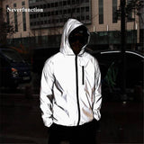 Men's Full Reflective Windbreaker Waterproof Jacket - Assorted Buy Online