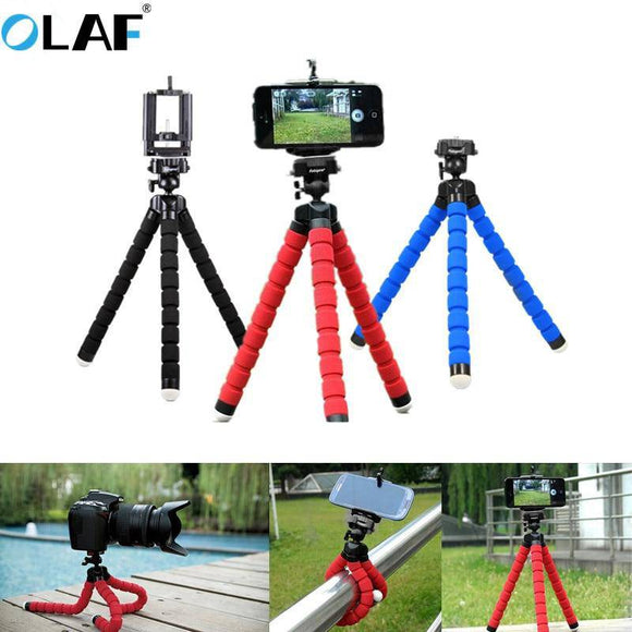 Phone Holder Flexible Octopus Tripod Bracket Selfie Mount Monopod - Assorted Buy Online