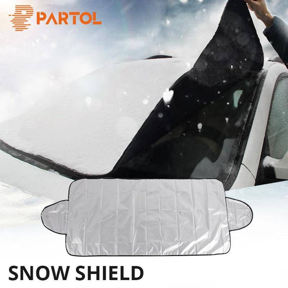 Universal Car Front Windshield Cover Auto Sunshade Snow Ice Protection - Assorted Buy Online