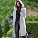 Women's Sweaters Casual Loose Cardigans Single Breasted Puff Hooded Coat - Assorted Buy Online