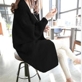 Women's Sweaters Casual Loose Cardigans Single Breasted Puff Hooded Coat - Assorted Buy Online