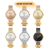 CURREN Fashion Rose Gold Women's Watch Minimalism Elegant Luxury Watch Waterproof Quartz - Assorted Buy Online