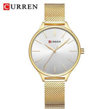 CURREN Fashion Rose Gold Women's Watch Minimalism Elegant Luxury Watch Waterproof Quartz - Assorted Buy Online