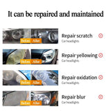 Car Headlight Renewal Polish Repair Refurbishment Liquid Repair Agent - Assorted Buy Online