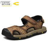 Camel Active Genuine Leather Quick-Drying Sandals Summer Casual Anti-Slippery Outdoor Sandals 19363 - Assorted Buy Online