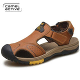 Camel Active Genuine Leather Quick-Drying Sandals Quality Casual Anti-Slippery Outdoor Beach Sandals X8039 - Assorted Buy Online