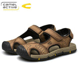 Camel Active Genuine Leather Quick-Drying Sandals Summer Casual Anti-Slippery Outdoor Sandals 19363 - Assorted Buy Online