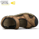 Camel Active Genuine Leather Quick-Drying Sandals Summer Casual Anti-Slippery Outdoor Sandals 19363 - Assorted Buy Online