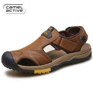 Camel Active Genuine Leather Quick-Drying Sandals Quality Casual Anti-Slippery Outdoor Beach Sandals X8039 - Assorted Buy Online