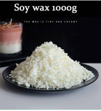 500g/1000g Bag Smokeless Natural Soy Wax For Candle Making - Assorted Buy Online