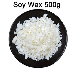 500g/1000g Bag Smokeless Natural Soy Wax For Candle Making - Assorted Buy Online