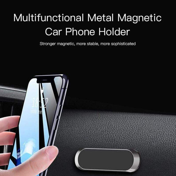 Mini Magnetic Car Mount Phone Holder sticker Mobile Phone Stand Mount for iPhone 11 XS X Samsung S10+ Xiaomi Huawei - Assorted Buy Online