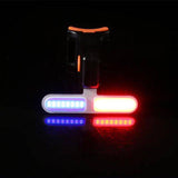 Multi Lighting Modes Bicycle Light USB Charge Led Bike Light Flash Tail Rear - Assorted Buy Online