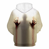 Unisex 3D Print Wound Horror Blood Hoodies Jumper - Assorted Buy Online