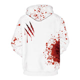 Unisex 3D Print Wound Horror Blood Hoodies Jumper - Assorted Buy Online