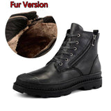 Genuine leather Autumn Men Boots Winter Waterproof Ankle Boots - Assorted Buy Online