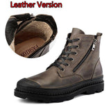 Genuine leather Autumn Men Boots Winter Waterproof Ankle Boots - Assorted Buy Online