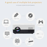 J15 1080P HD Projector Mini LED Projector Handheld Movie Beamer for Video Games Smart Home Theater Media Player US Plug - Assorted Buy Online