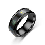 Unisex Temperature Ring Titanium Steel Mood Emotion Feeling Intelligent Temperature Sensitive Ring Waterproof - Assorted Buy Online