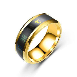 Unisex Temperature Ring Titanium Steel Mood Emotion Feeling Intelligent Temperature Sensitive Ring Waterproof - Assorted Buy Online