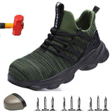 Lightweight and Comfortable Work Safety Shoes Non-slip Steel Toe Cap Breathable - Assorted Buy Online