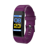 115 Plus Bluetooth Smart Watch Heart Rate Monitor Fitness Tracker Bracelet Waterproof - Assorted Buy Online