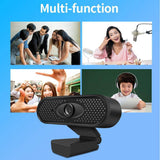 Flexible USB Webcam HD/1080P/PC Web Camera With Microphone Web Cam USB Camera for Computer Webcamera Full HD Video - Assorted Buy Online