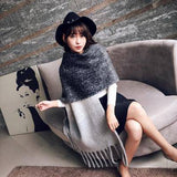 Mingjiebihuo Korean New Fashion Long Women's Scarf Shawl Warm Thick Fringed - Assorted Buy Online