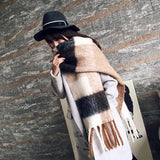 Mingjiebihuo Korean New Fashion Long Women's Scarf Shawl Warm Thick Fringed - Assorted Buy Online