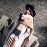 Mingjiebihuo Korean New Fashion Long Women's Scarf Shawl Warm Thick Fringed - Assorted Buy Online