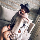 Mingjiebihuo Korean New Fashion Long Women's Scarf Shawl Warm Thick Fringed - Assorted Buy Online